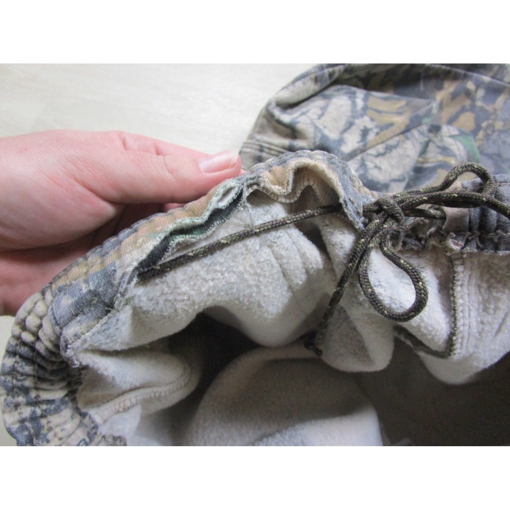 Vintage Jerzees Outdoors Camo Sweatpants (L) BigWoods Cargo Pockets Y2K - Picture 11 of 16